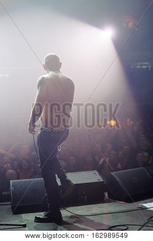 NOVI SAD, SERBIA - DECEMBER 10TH: PUNK BAND GOBLINI PERFORMING ON KONCERT GODINE 2016, IN NOVI SAD, SERBIA