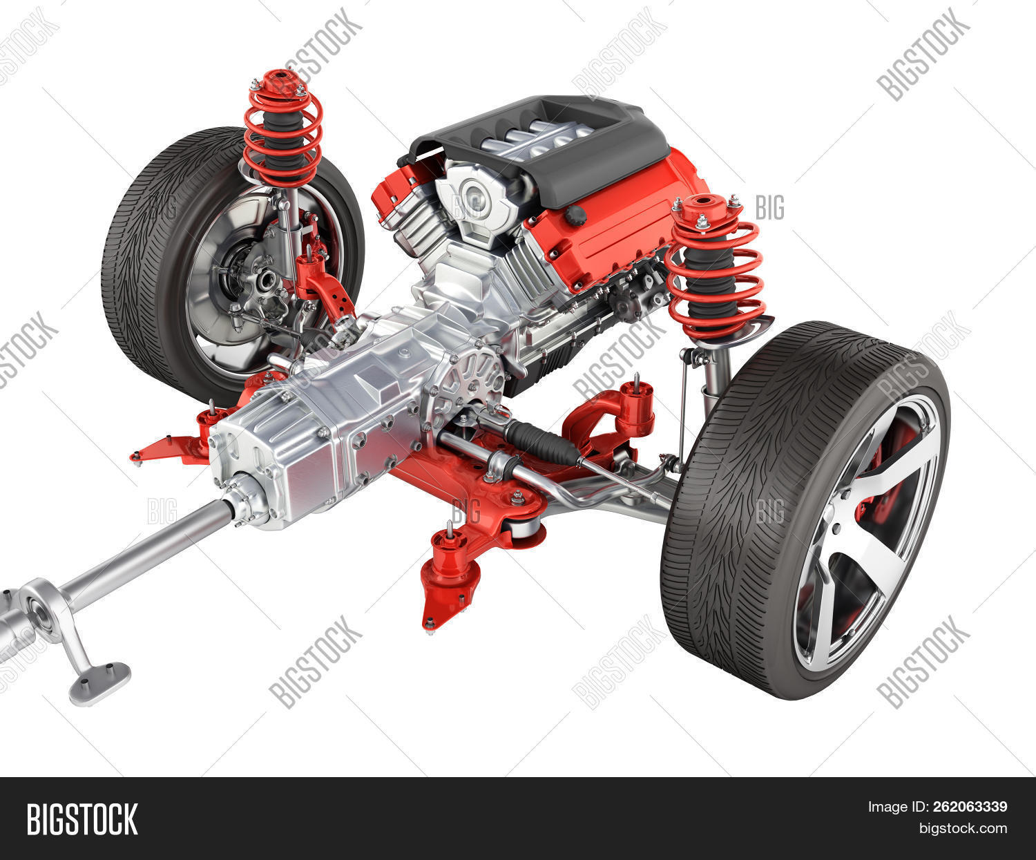 Suspension Car Wheel Image & Photo (Free Trial) Bigstock