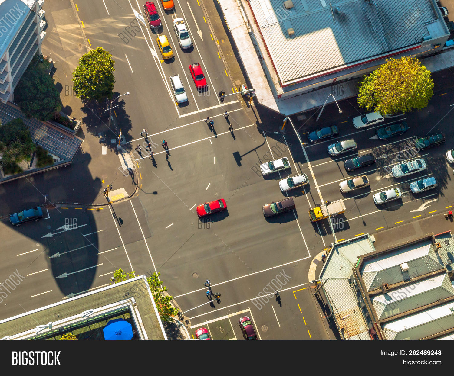 Aerial View City Image Photo Free Trial Bigstock
