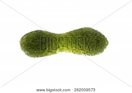 Moldavite Mineral Isolated