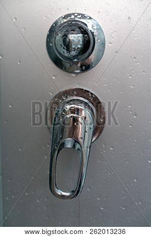 Water Flow Metal Switch In The Shower