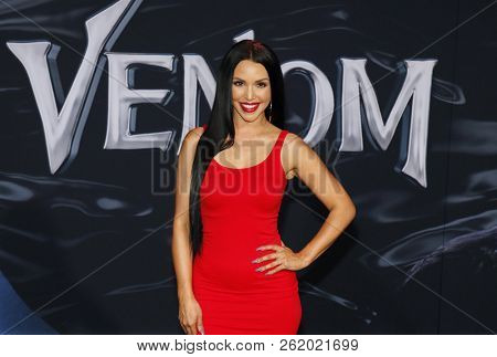Scheana Shay at the Los Angeles premiere of 'Venom' held at the Regency Village Theatre in Westwood, USA on October 1, 2018.
