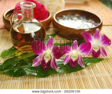 Tropical spa still life