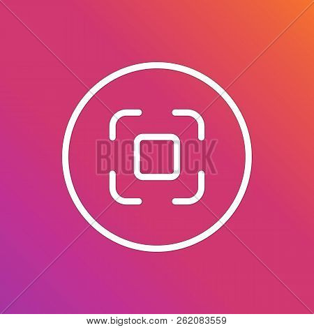 Nametag Icon. Interface Social Media. Function To Add Friends. Vector Illustration.