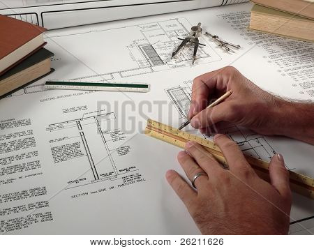 L'architecte au travail