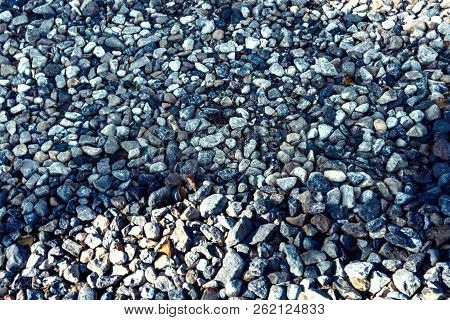 A Lot Of Stones Lying On The Ground And Suitable For The Background