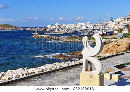 View Of The Chora Old Town, Naxos, Greece