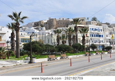 Chora Old Town And Ancient Castle, Naxos, Greece