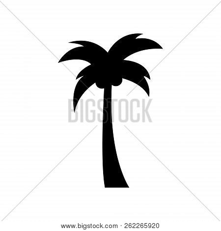 Simple Palm Tree Vector Photo Free Trial Bigstock
