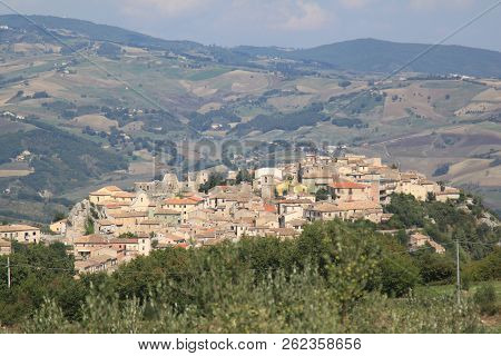 Panorama Country Castropignano Campobasso Molise Italy Historical Tourism