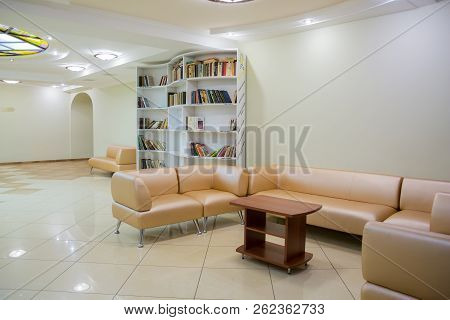 Saratov / Russia - October 8, 2018: The Interior In The Lobby Of The Theatre For Young Audiences. Bo