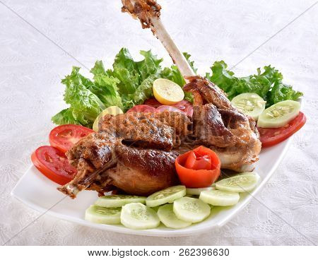 Roasted Lamb / Mutton Leg, A Traditional Pakhtun Dish With A  Unique Taste.