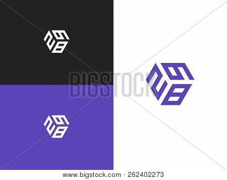 Combination Number, Stylish Vector Emblem For Design