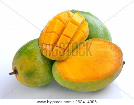 Mango, King Of All The Fruits, Fresh And Healthy Full Of Nutritions.