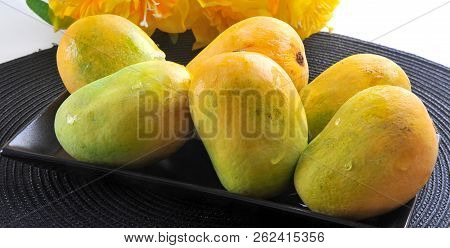 Mango, King Of All The Fruits, Fresh And Healthy Full Of Nutritions.