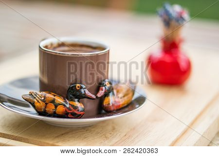 Turkish Coffee Concept.