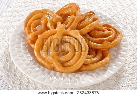 Jalebi, A Sweet And Crispy Traditional Dessert