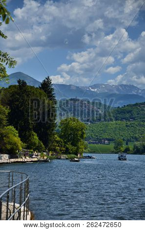 Lake Piediluco, located in Umbria region in Italy, takes its name from that of the town, it is irregular in shape that it could be an Alpine lake. It is very charming, and surrounded wooded hills.