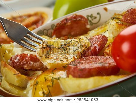 Hungarian  Rakott Krumpli