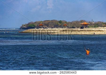 View Of Tanjung Benoa Beach In Bali, Indonesia