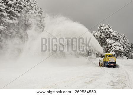 Abant,bolu,turkey-january 28,2017.winter Landscape From Abant In Bolu