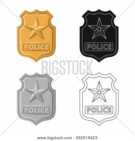 Vector Illustration Of Law And Lawyer Logo. Set Of Law And Justice Stock Symbol For Web.