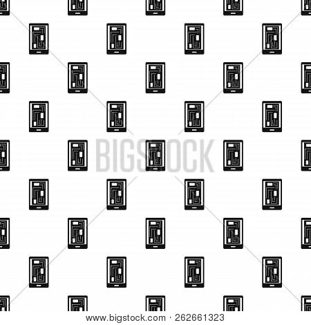 Phone Innards Pattern Seamless In Simple Style Illustration