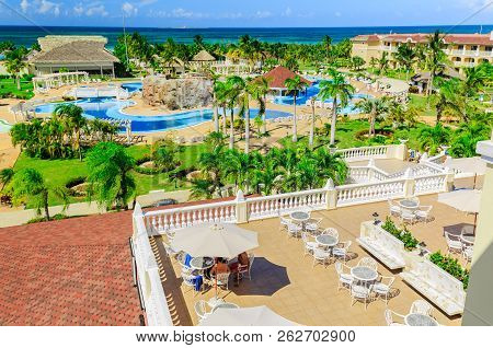 Varadero, Cuba, Iberostar Laguna Azul Resort, Sep. 5, 2018, Amazing Beautiful View Of Resort Grounds