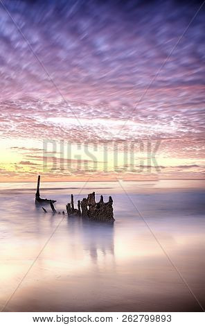 Sunrise Ss Dicky At Dicky Beach, Caloundra, Australia