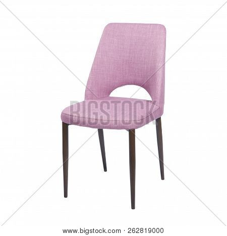 Designer The Chair On A White Background.