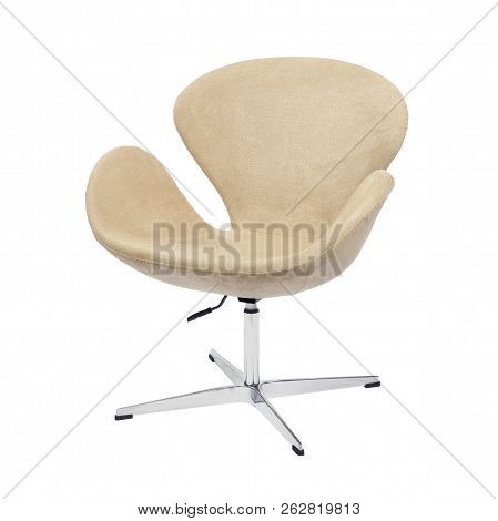 Designer The Chair On A White Background.