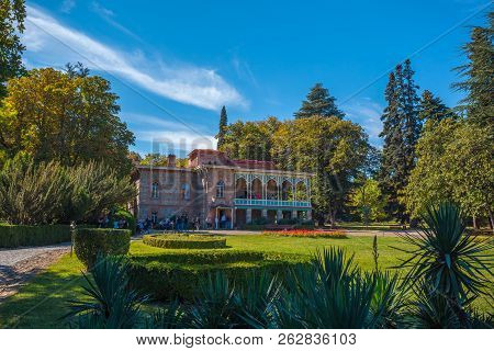 Tsinandali, Georgia - 30/09/2018: Tsinandali Palace And Garden, Chavchavadze House Museum - Kakheti,