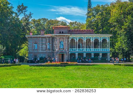Tsinandali, Georgia - 30/09/2018: Tsinandali Palace And Garden, Chavchavadze House Museum - Kakheti,