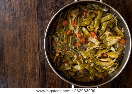 Turkish Green Beans With Olive Oil / Zeytinyagli Fasulye.