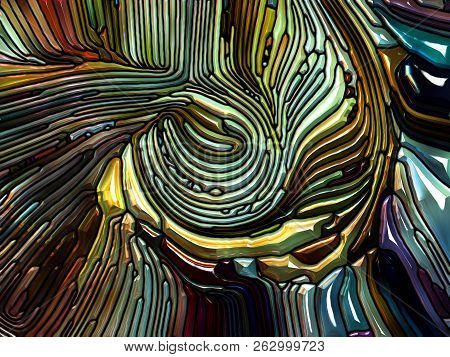 Petals Of Iridescent Glass