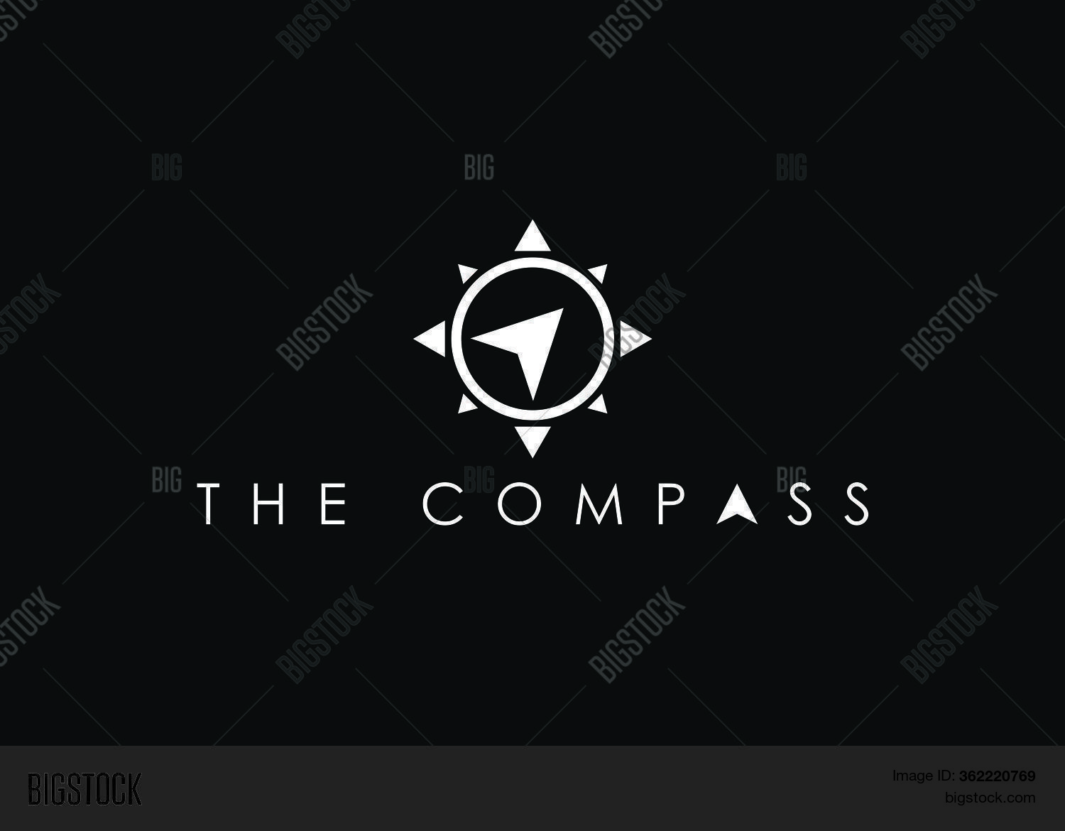 Compass13.eps Vector & Photo (Free Trial) | Bigstock