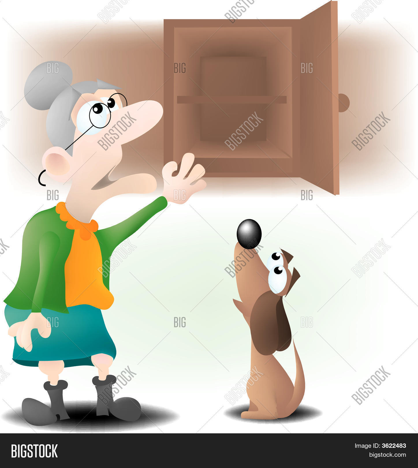 Old Mother Hubbard Vector &amp; Photo (Free Trial) | Bigstock