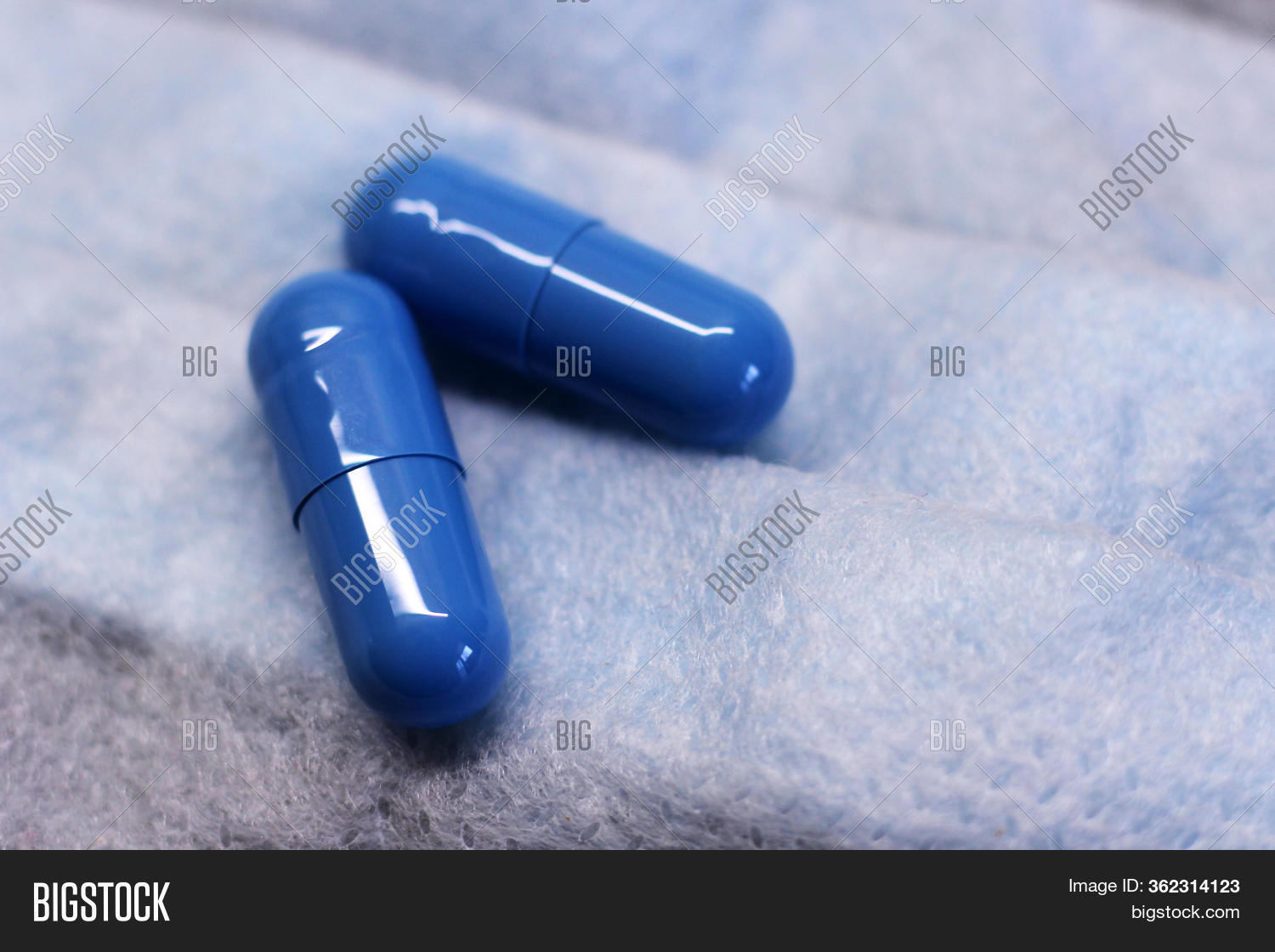 Two Blue Tablets Image & Photo (Free Trial) Bigstock
