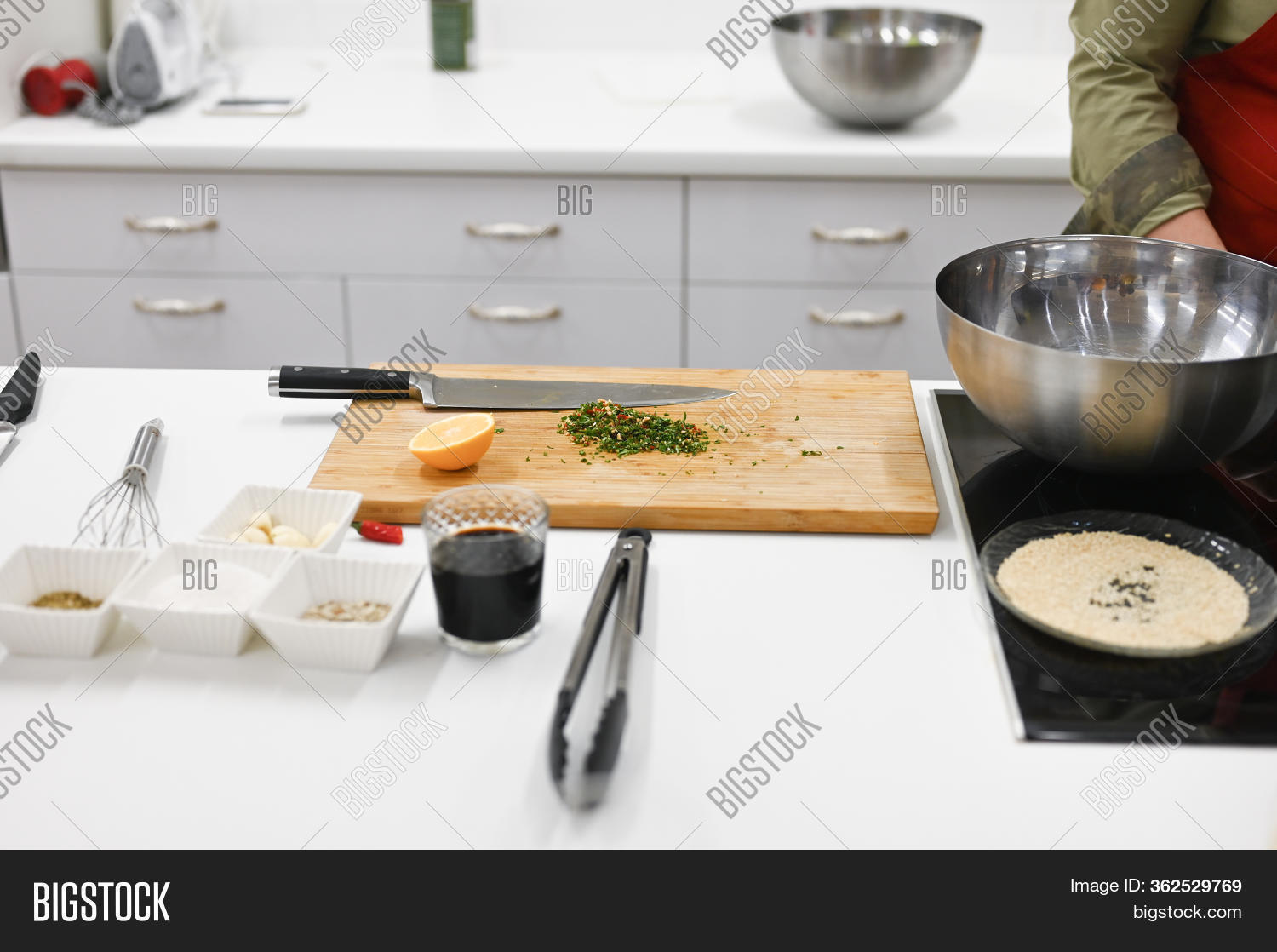 Cook Work Kitchen. Image & Photo (Free Trial) | Bigstock