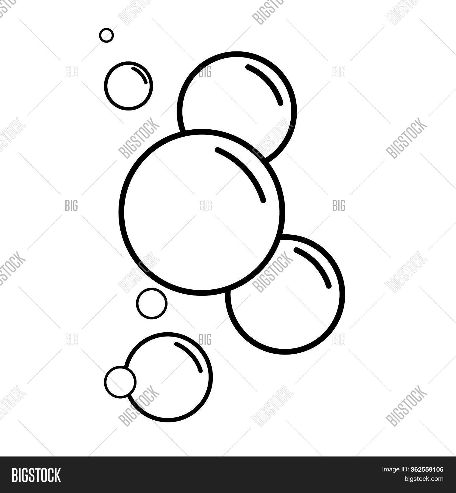 Soap Bubbles Icon On Image & Photo (Free Trial) | Bigstock