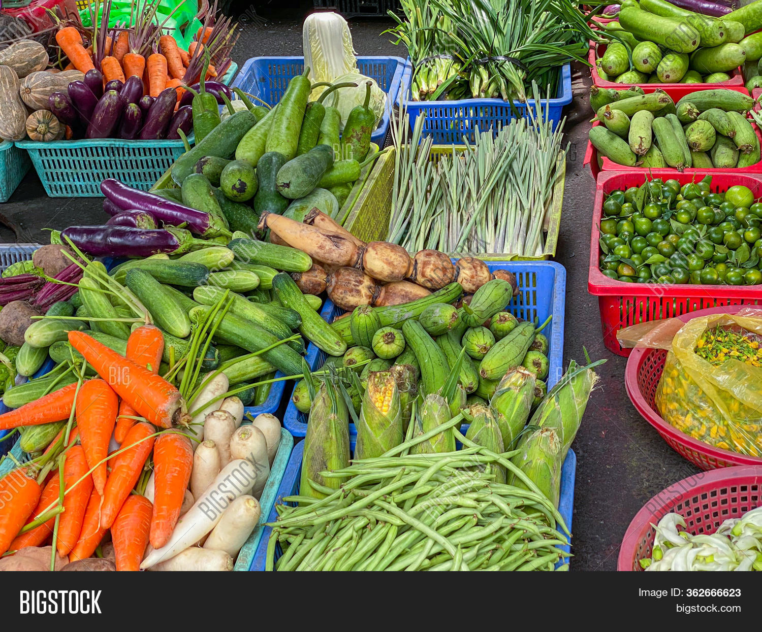Fresh Vegetables Sale Image & Photo (Free Trial) Bigstock