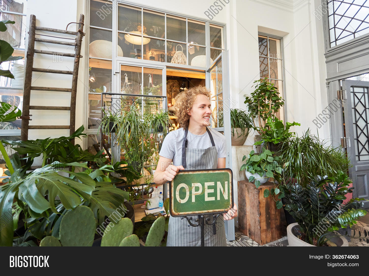 Florist Clerk Boss Image & Photo (Free Trial) Bigstock