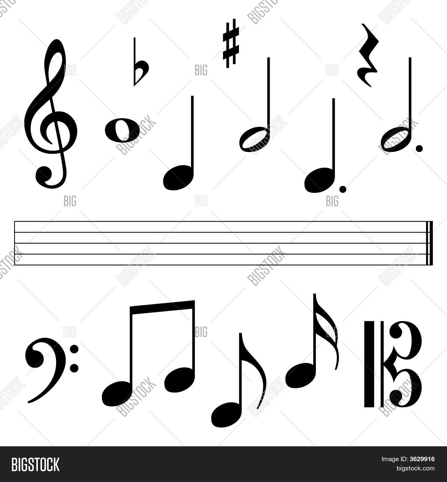 Music Elements Vector & Photo (Free Trial) | Bigstock