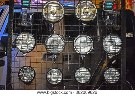 Pasay, Ph - Nov 30 - Ipf Lamps At Manila Auto Salon Car Show On November 30, 2017 In Pasay, Philippi
