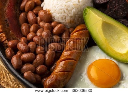 Typical Food Of Colombia - Bandeja Paisa