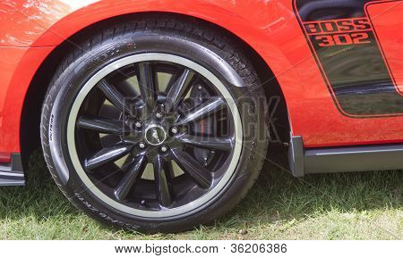 2012 Ford Mustang Boss 302 carro Close-Up