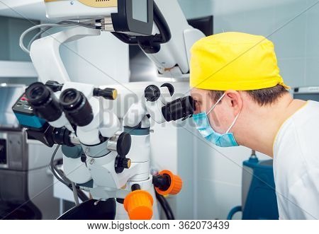 Ophthalmic Equipment. Medical Laboratory. Modern Medical Technology.
