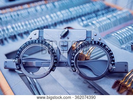 Ophthalmic Equipment. Medical Laboratory. Modern Medical Technology.