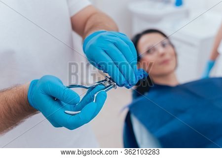 Dentistry Cofferdam Installation Procedure. Modern Dental Treatment