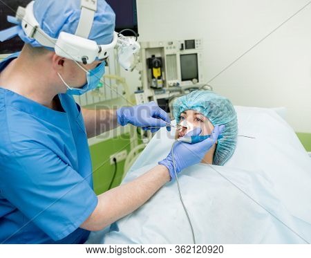 Laser Vaporization Of Nasal Concha With Coblation Technology Method